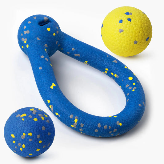 Indestructible Dog Toys Dog Toys for Large Dogs Flying Discs for Medium/Large Breeds Dog Training RingFloating Dog Ring Toys for ThrowingCatching Flying Lightweight Dog Toy (Blue)